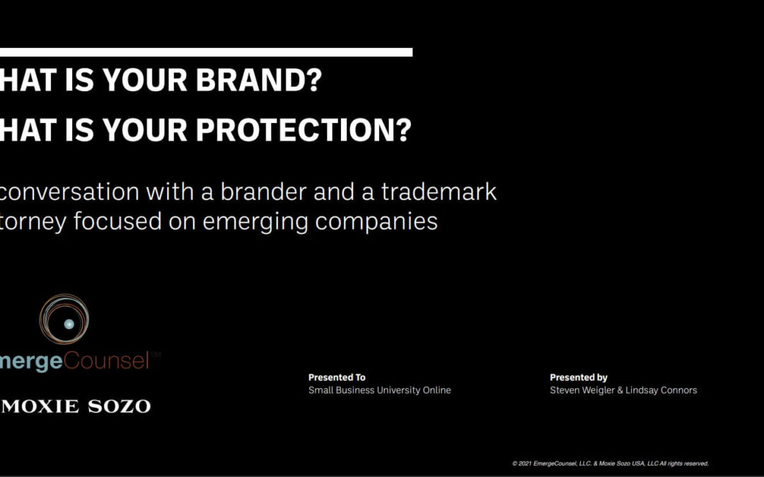 Beyond a Logo: Building and Protecting Your Brand